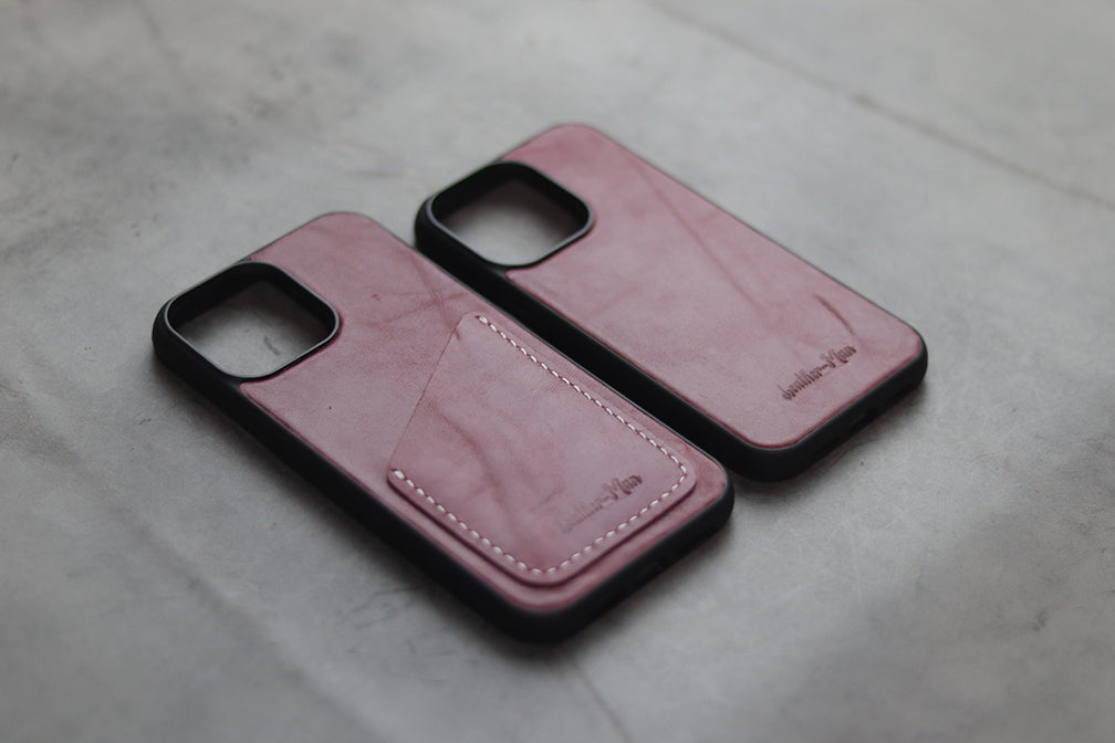 CARMINE BURGUNDY SIMPLE PHONE CASE