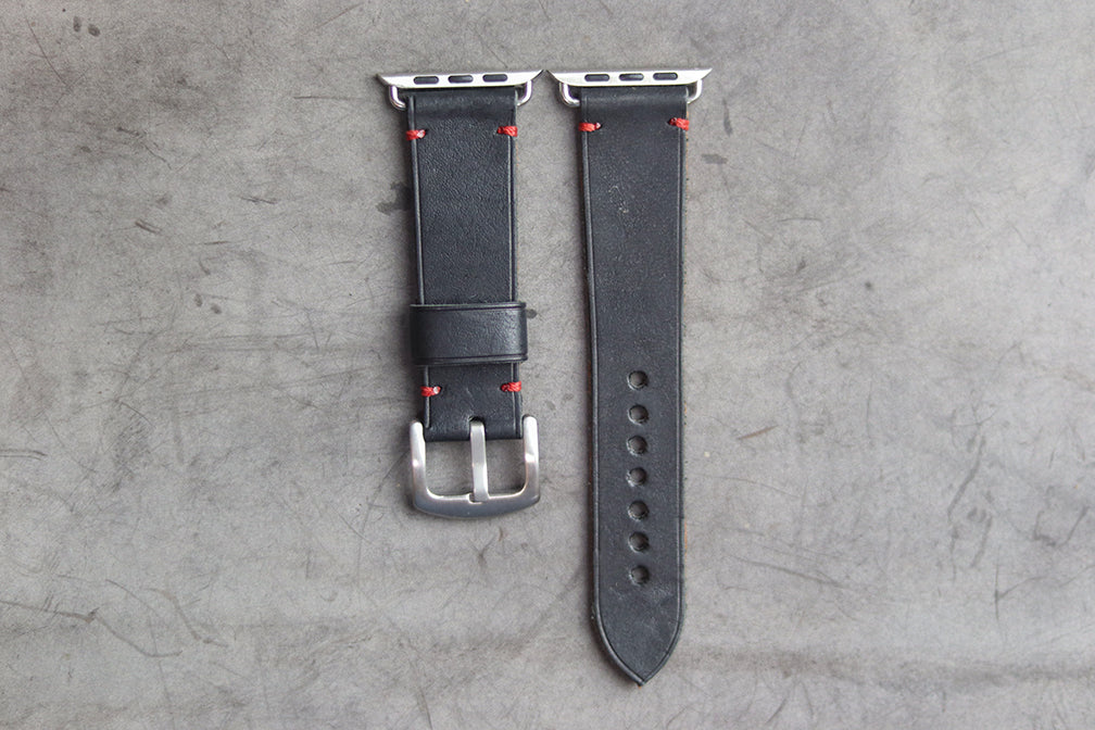 PHANTOM BLACK HAND-CRAFTED APPLE WATCH STRAPS