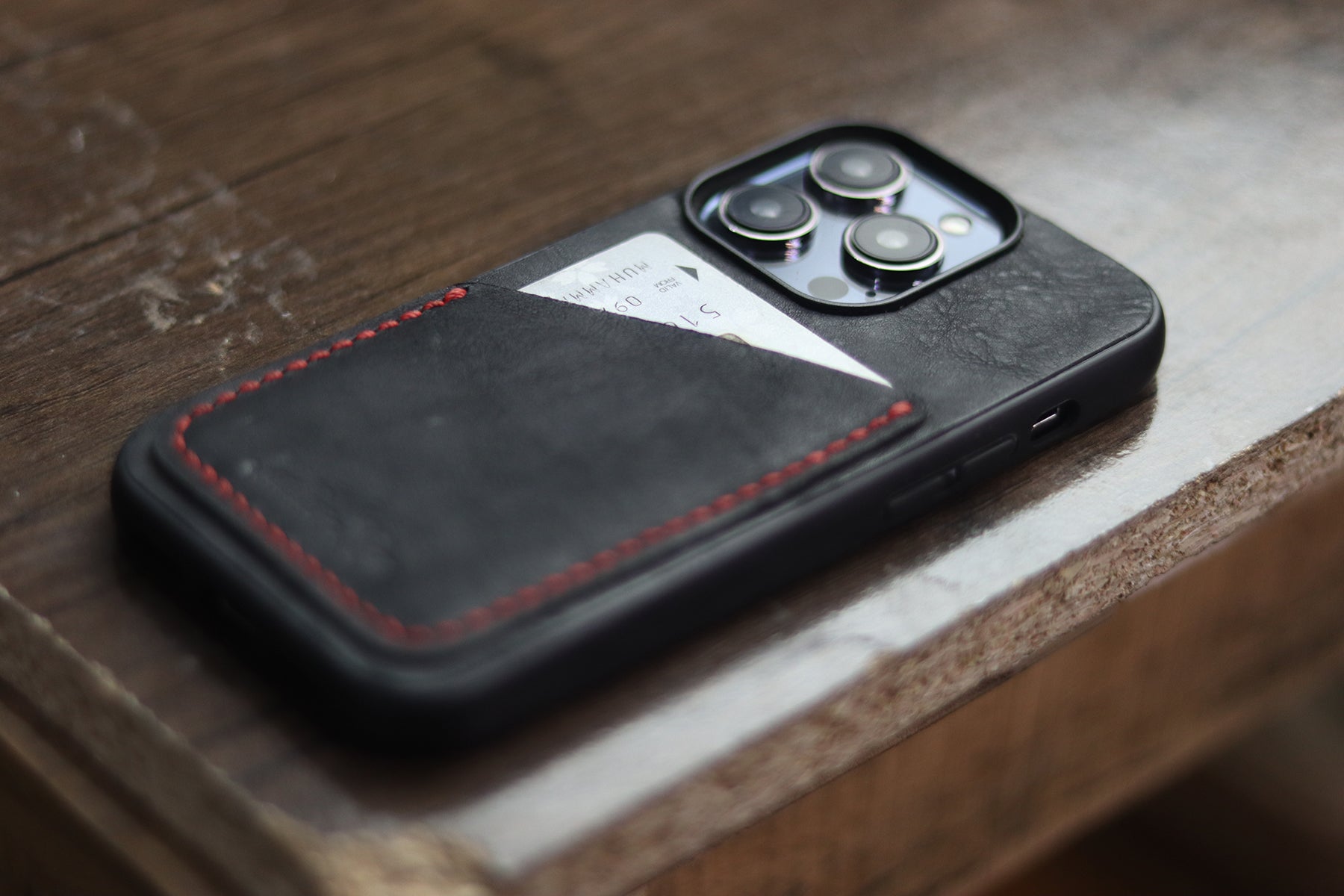 PHANTOM BLACK WALLET PHONE CASE