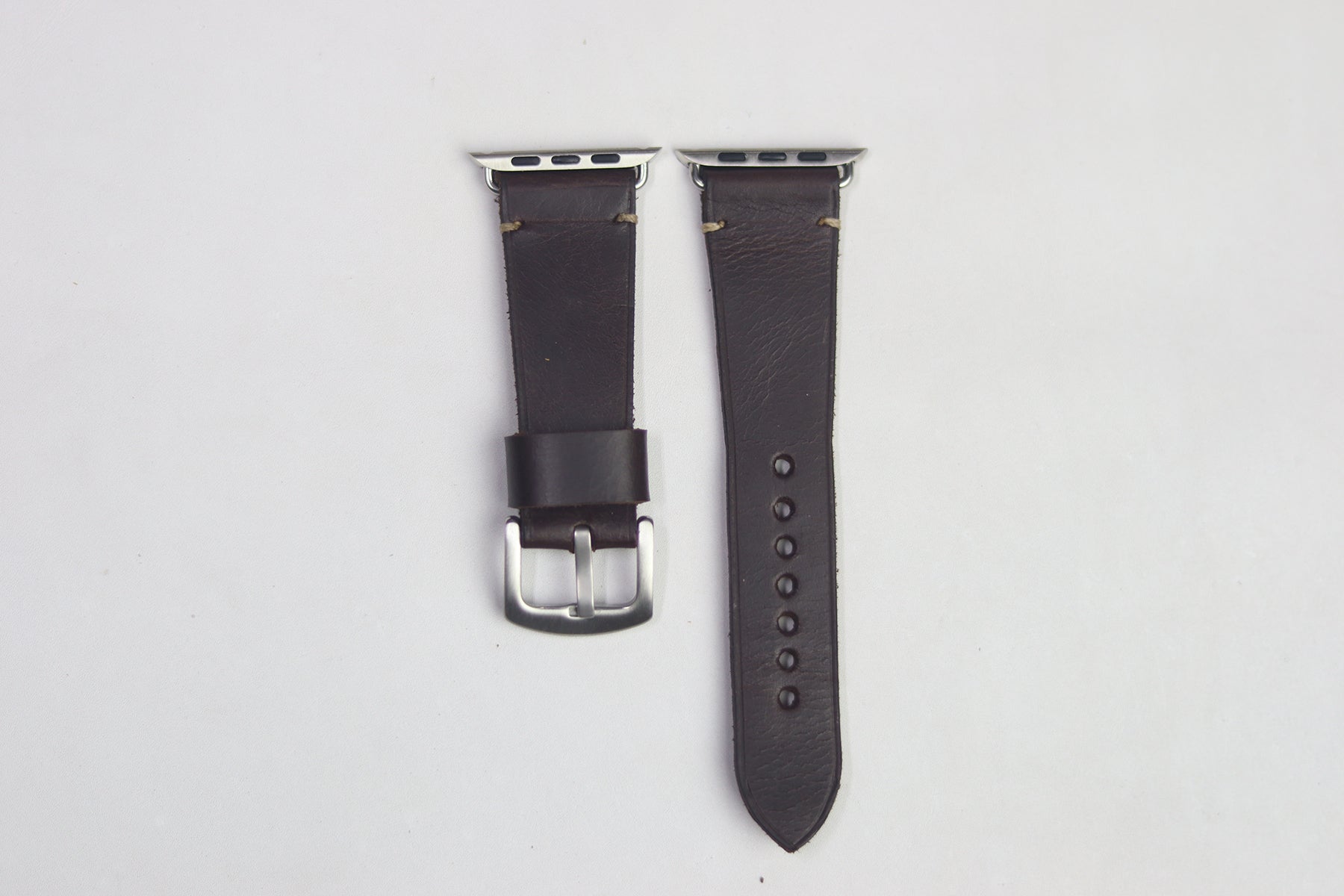 CHOCOLATE BROWN HAND-CRAFTED APPLE WATCH STRAPS