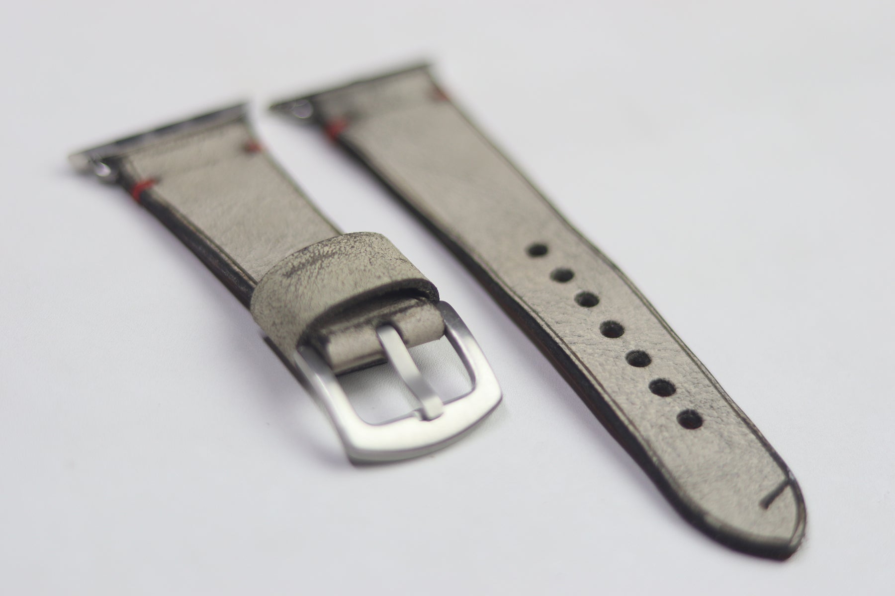 HARBOR GREY HAND-CRAFTED APPLE WATCH STRAPS