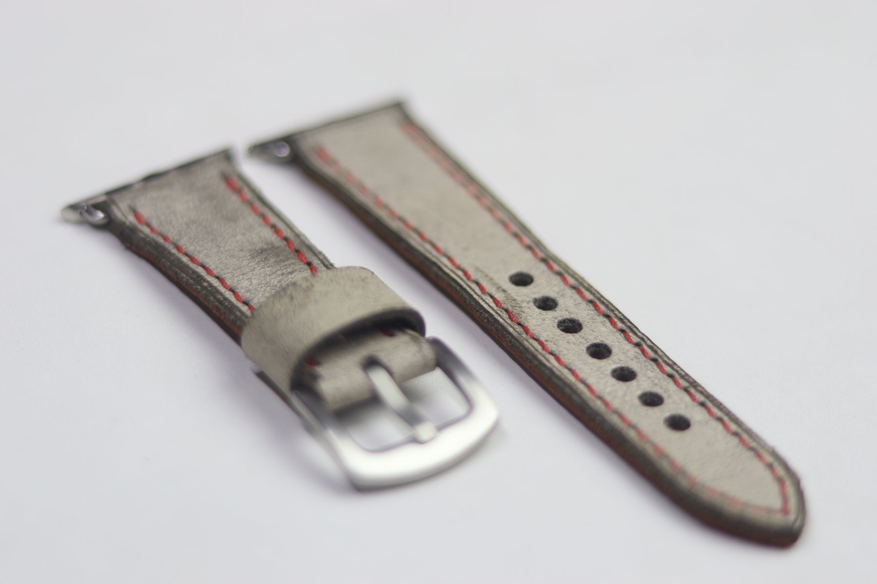 HARBOR GREY HAND-CRAFTED APPLE WATCH STRAPS