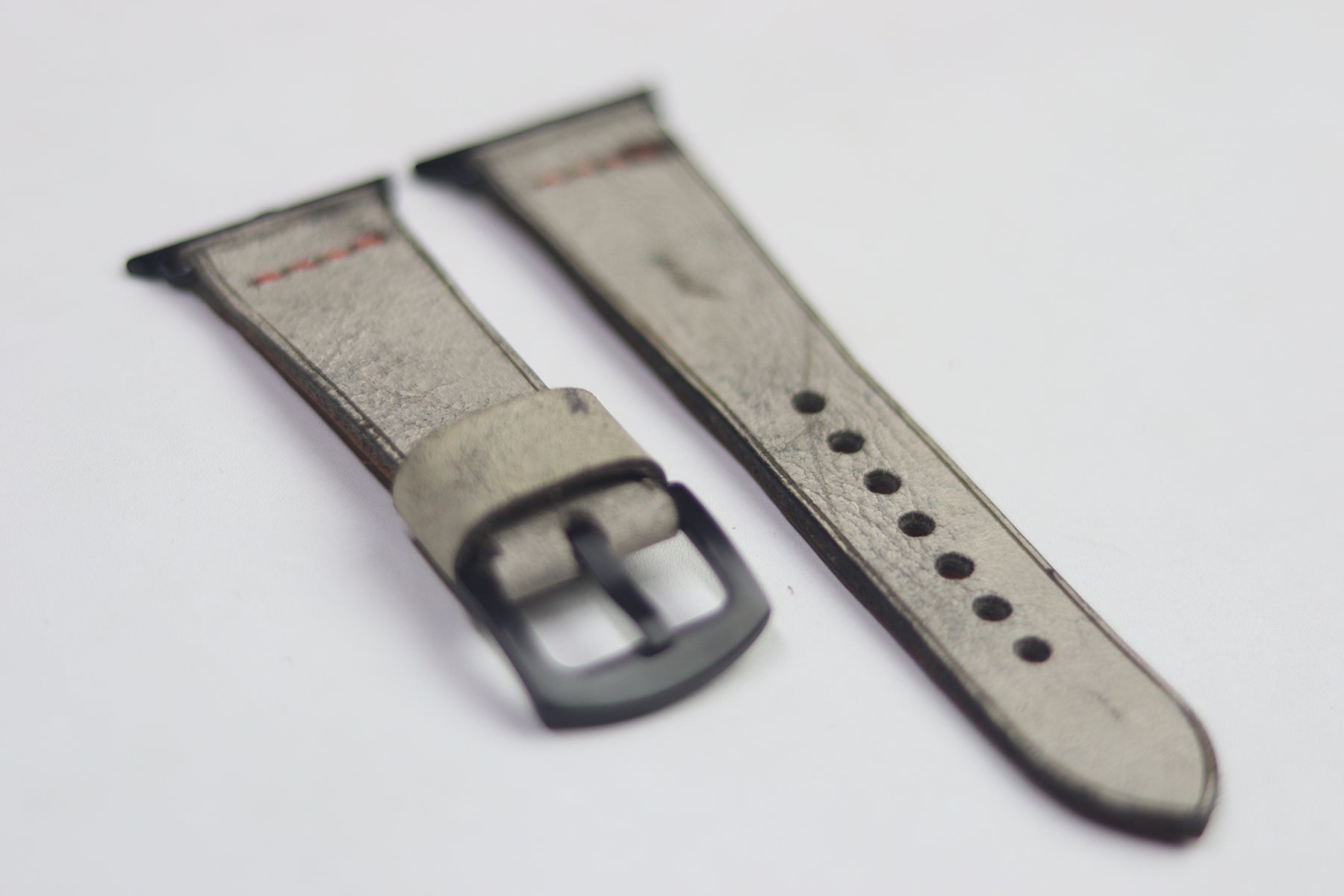 HARBOR GREY HAND-CRAFTED APPLE WATCH STRAPS