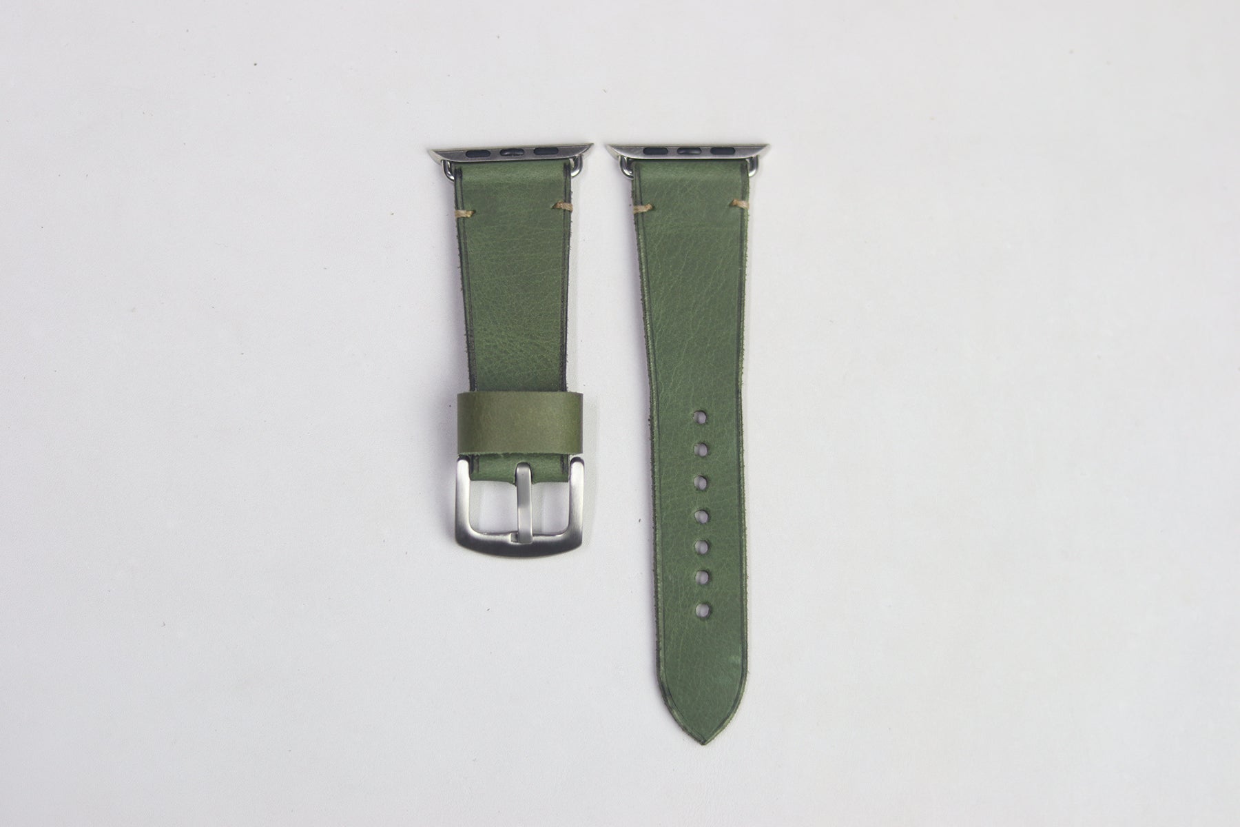 PARAKEET GREEN HAND-CRAFTED APPLE WATCH STRAPS