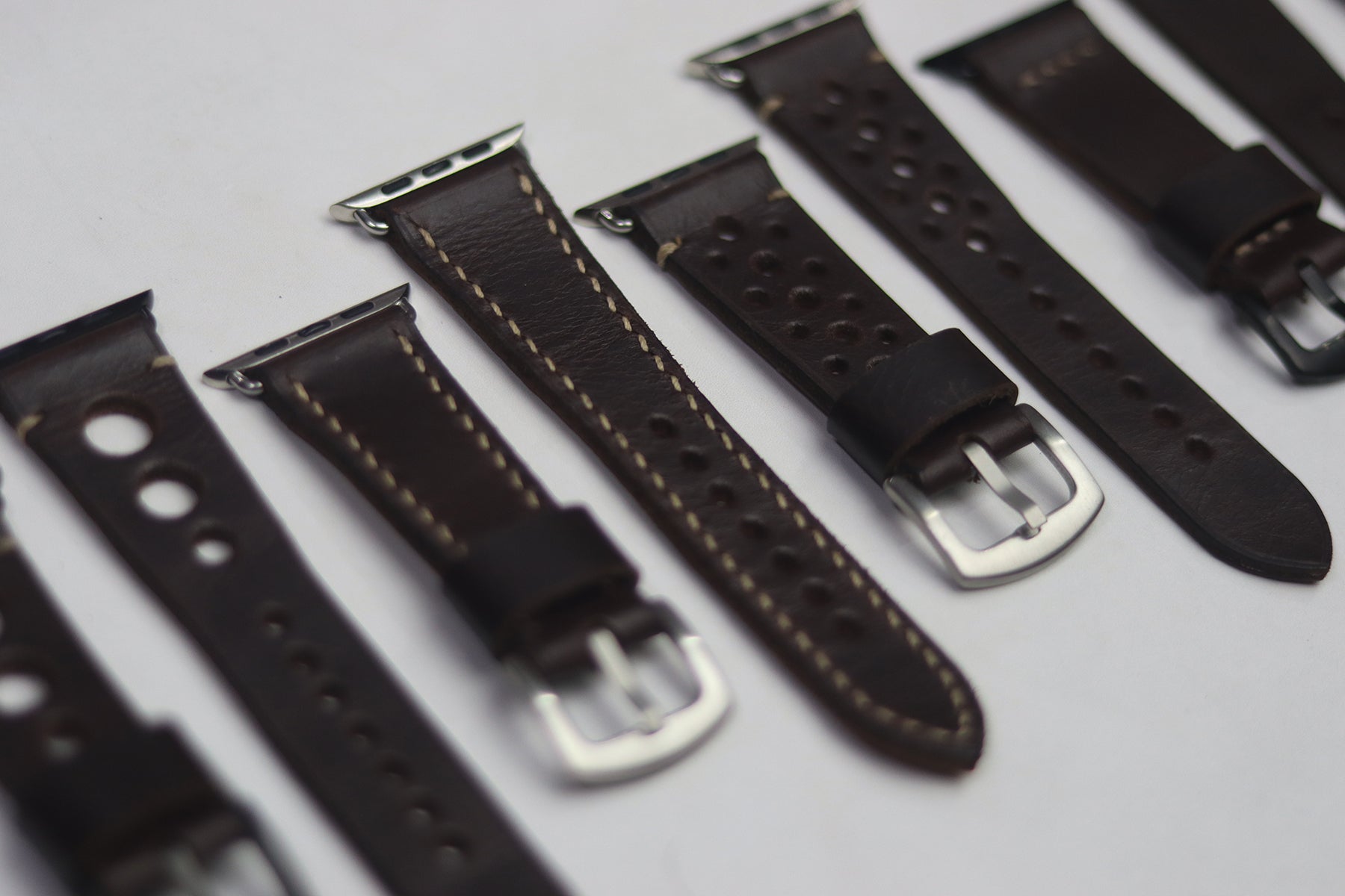 CHOCOLATE BROWN HAND-CRAFTED APPLE WATCH STRAPS