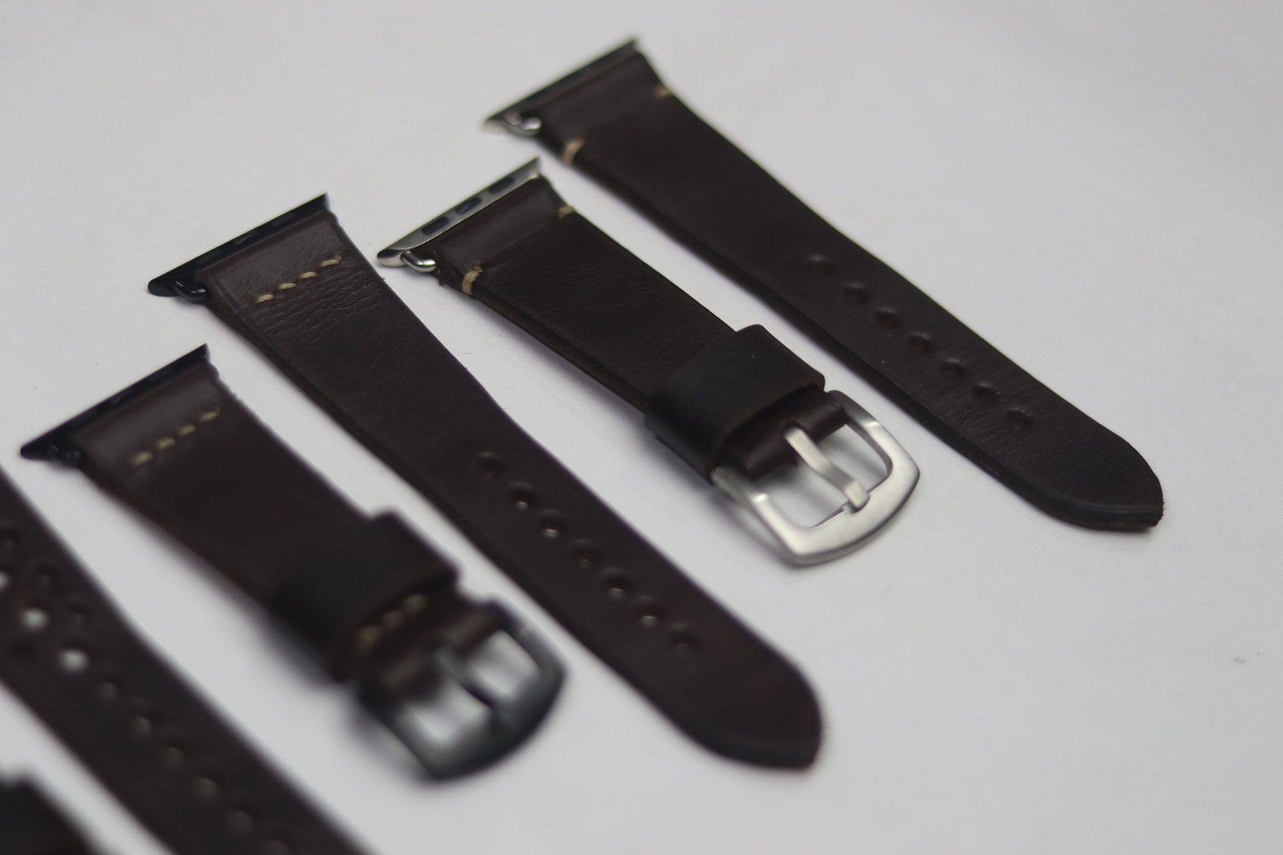 CHOCOLATE BROWN HAND-CRAFTED APPLE WATCH STRAPS
