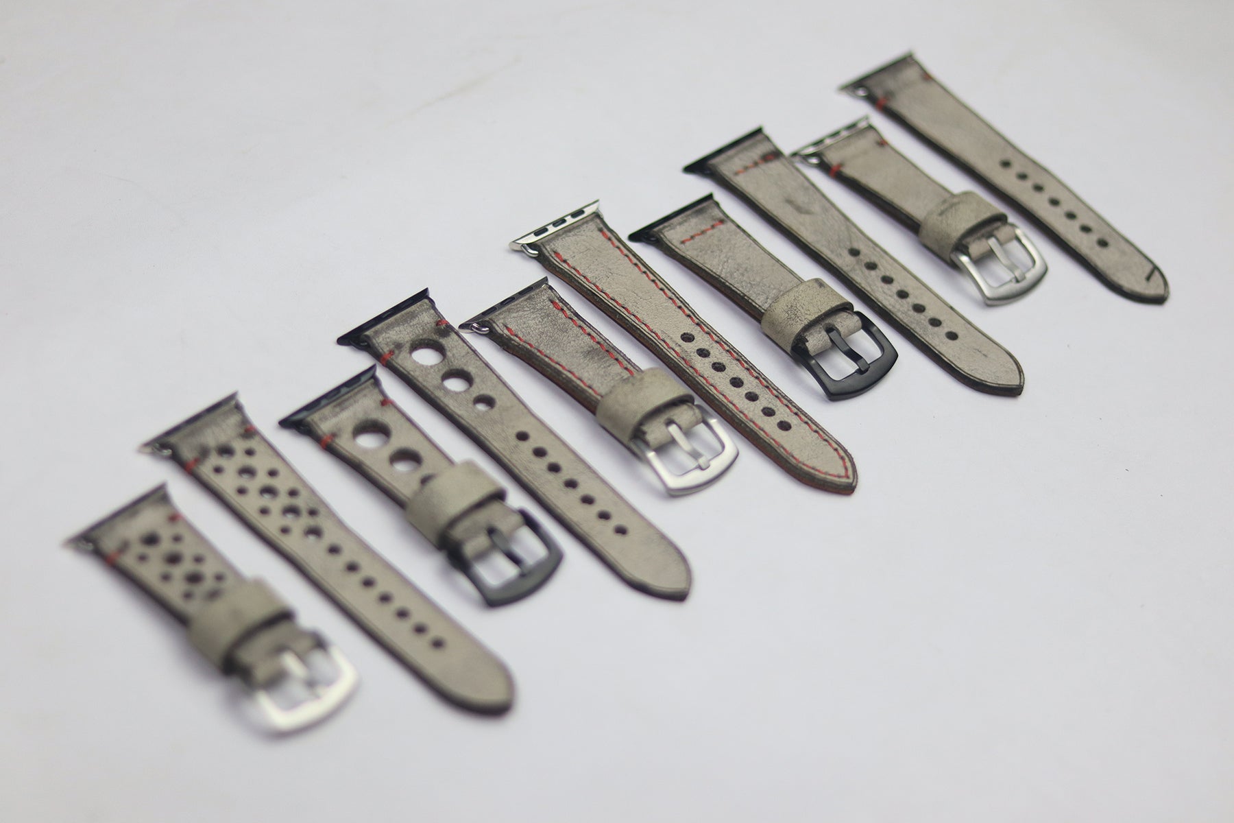 HARBOR GREY HAND-CRAFTED APPLE WATCH STRAPS