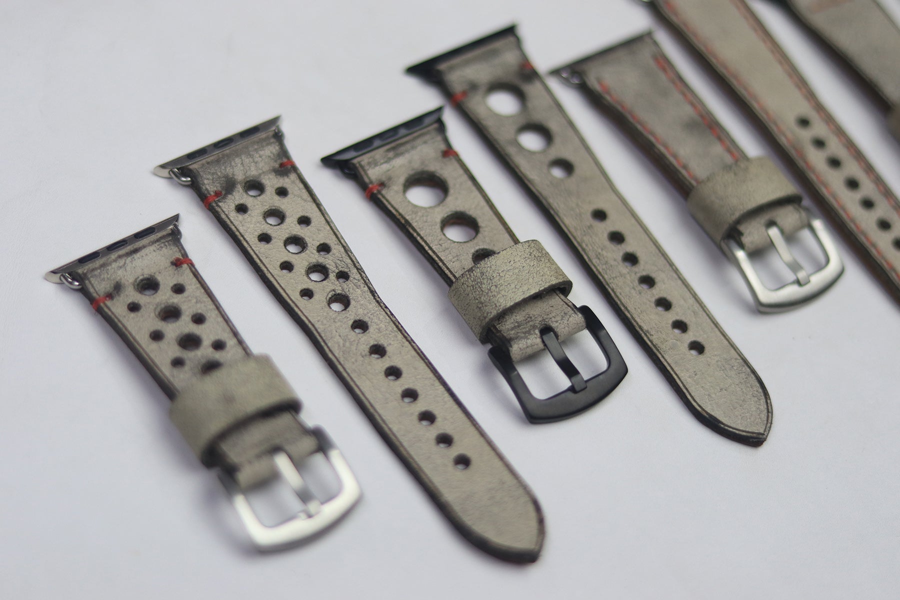 HARBOR GREY HAND-CRAFTED APPLE WATCH STRAPS