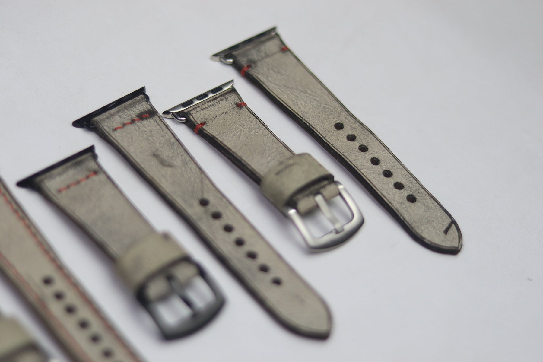 HARBOR GREY HAND-CRAFTED APPLE WATCH STRAPS