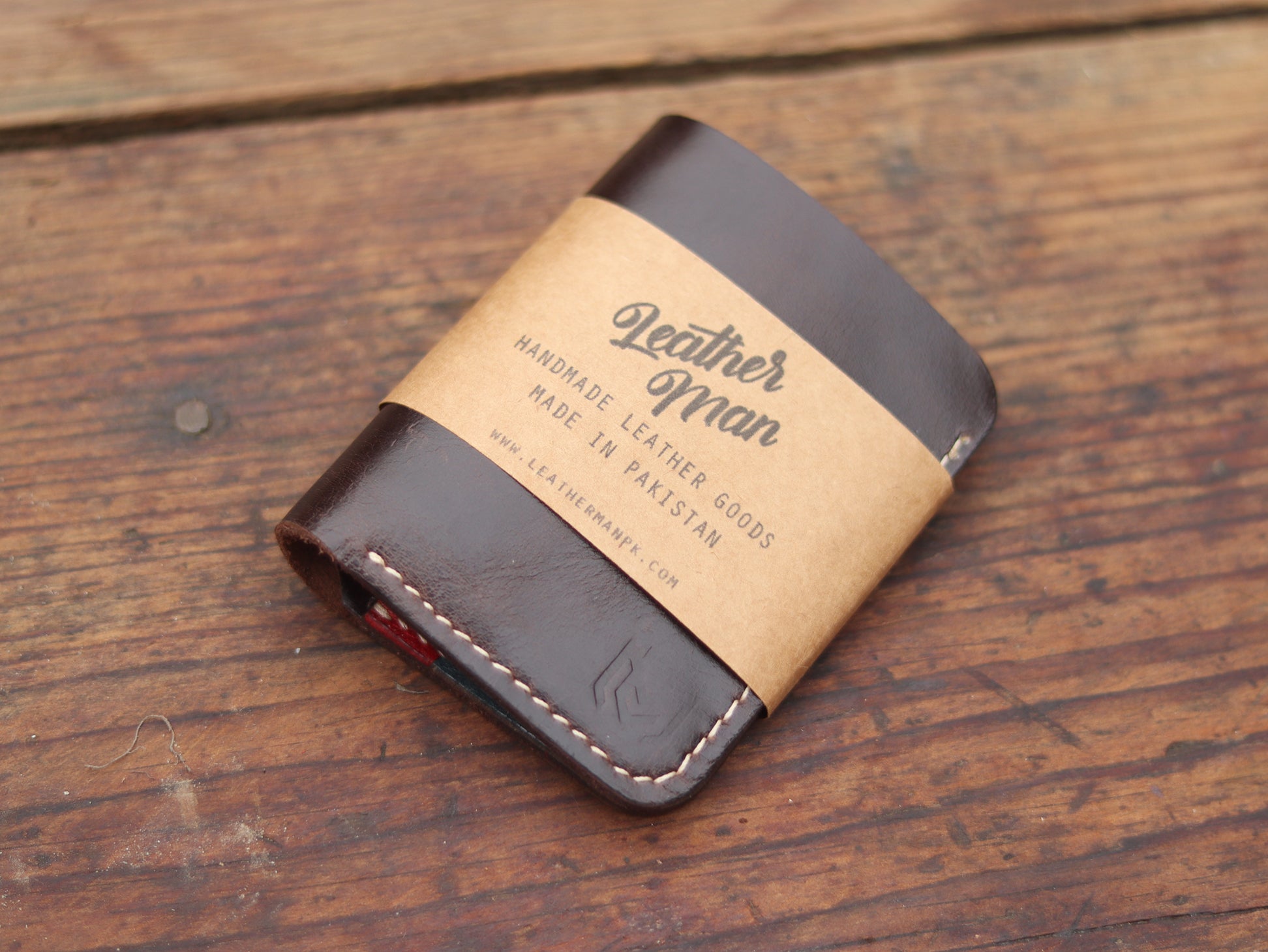 "TRIDENT MINI" RED,DEEP BLUE AND WALNUT