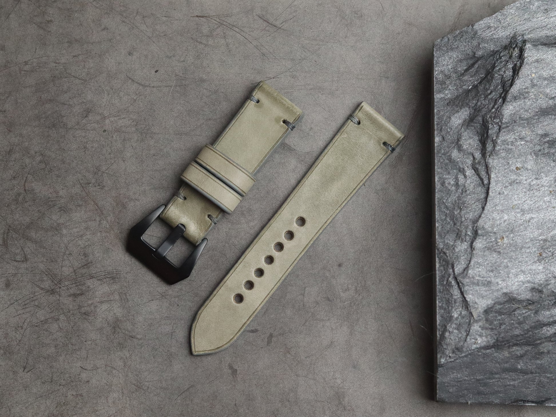 PASTEL GREY MINIMAL STITCHED
