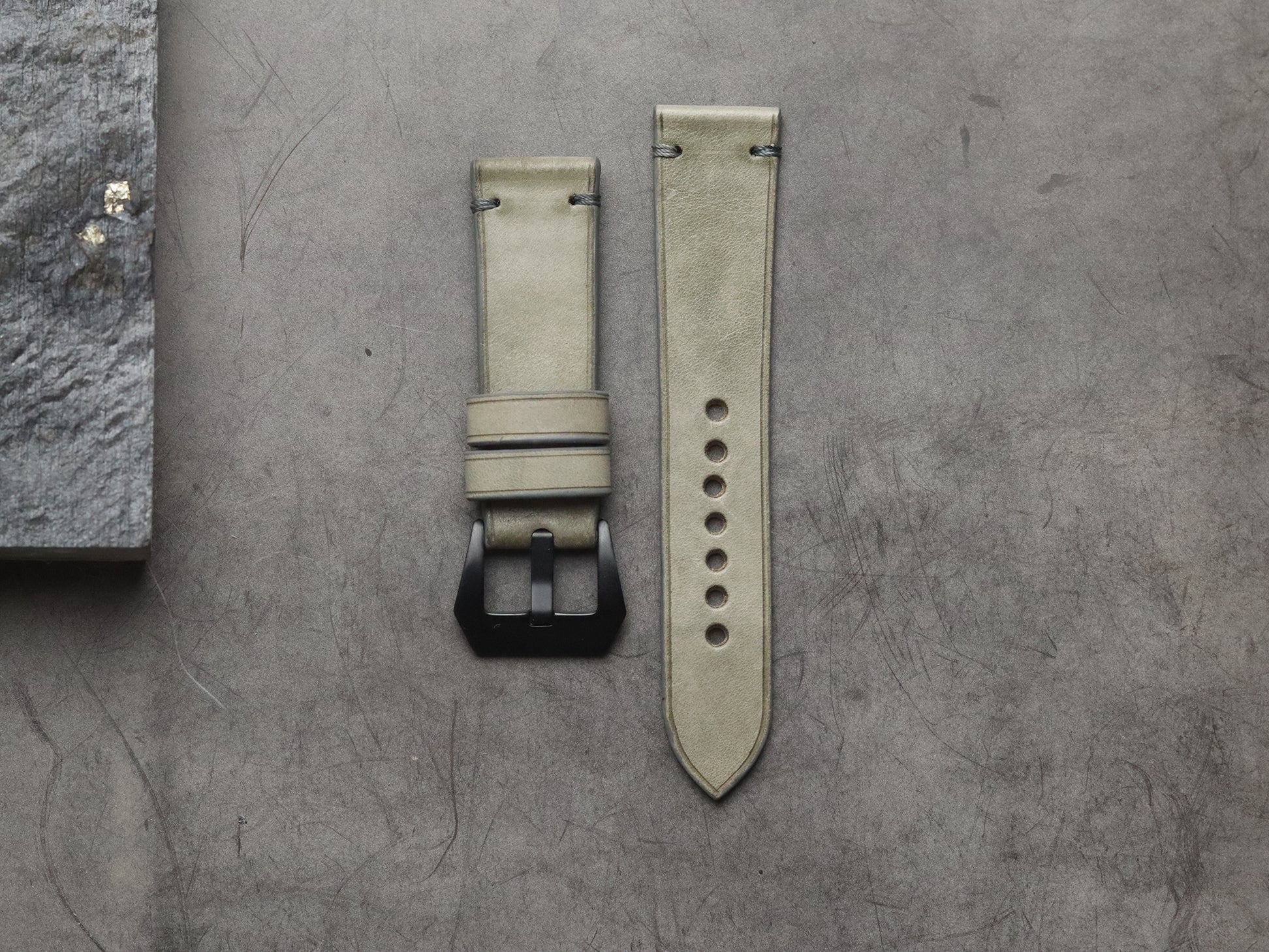 PASTEL GREY MINIMAL STITCHED