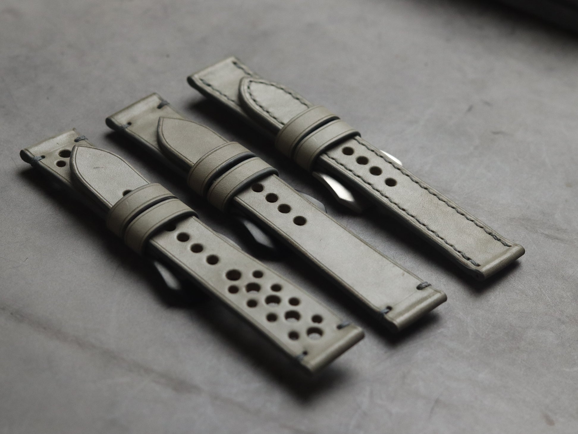 PASTEL GREY MINIMAL STITCHED