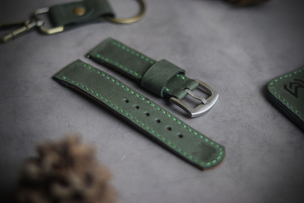 AVOCADO GREEN FULL STITCHED