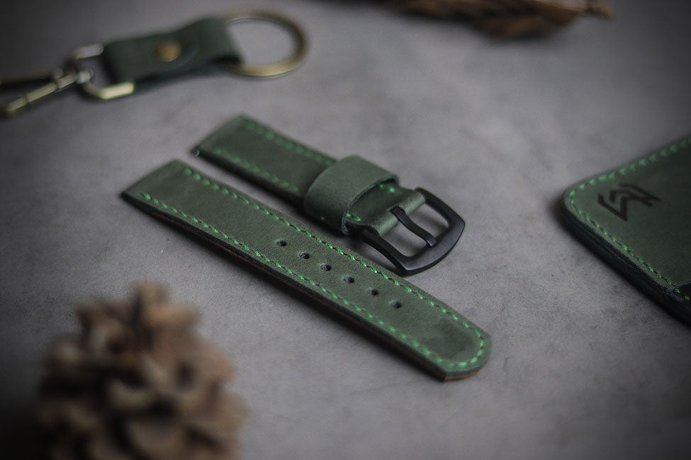 AVOCADO GREEN FULL STITCHED