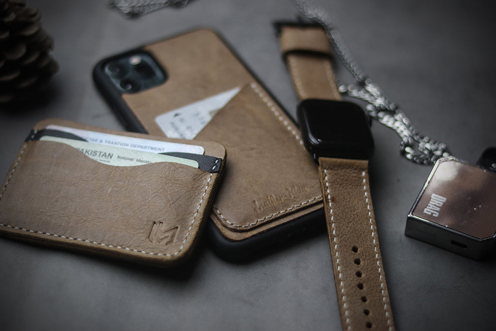 LIMESTONE BROWN WALLET PHONE CASE
