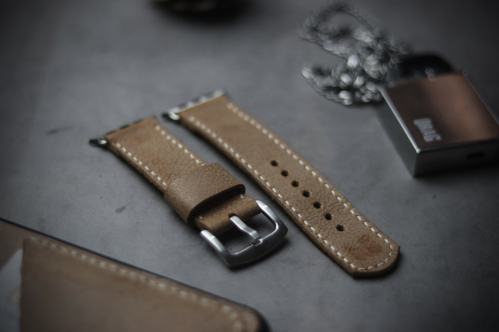 LIMESTONE BROWN FULL STITCHED