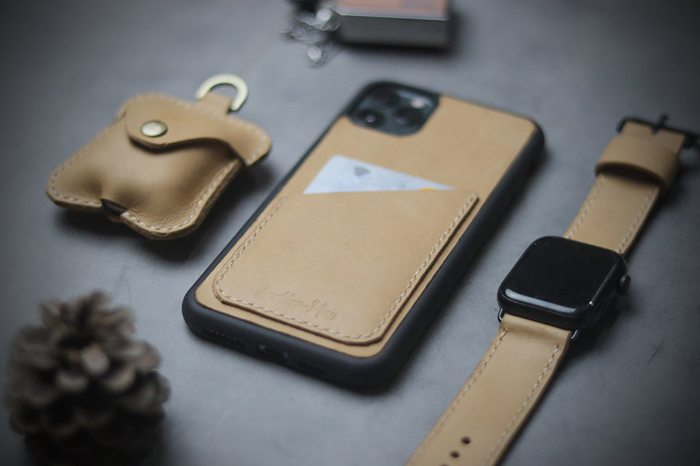 NATURAL BURRETO WALLET PHONE CASE