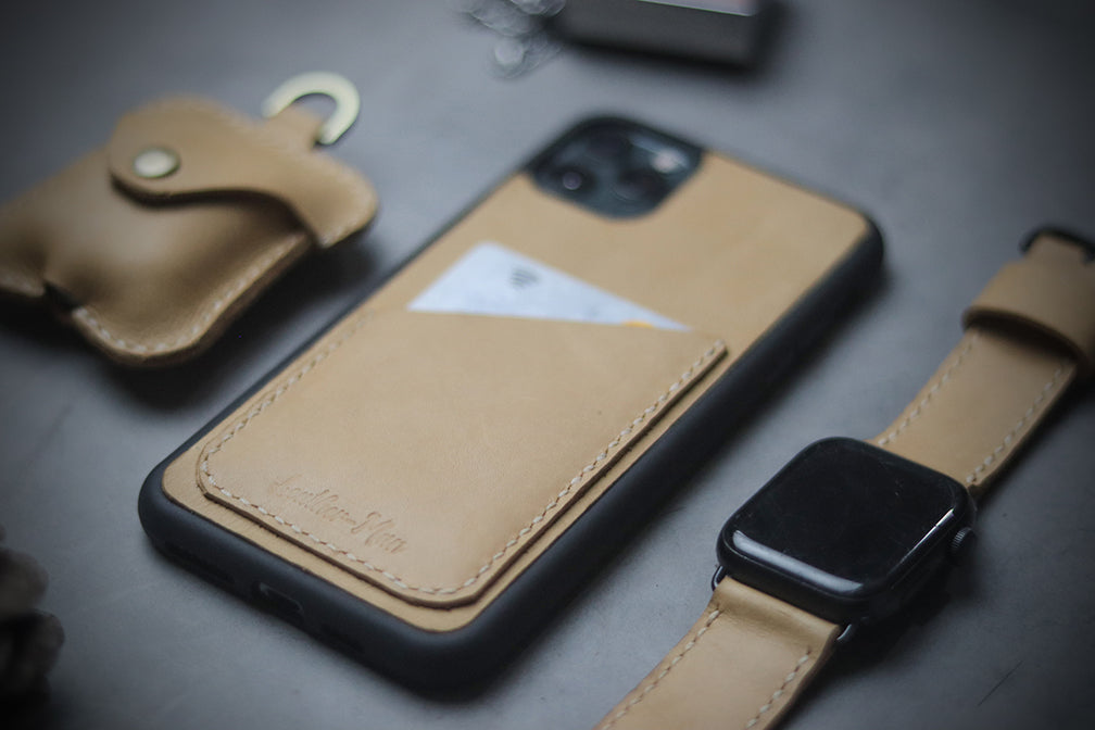 NATURAL BURRETO WALLET PHONE CASE