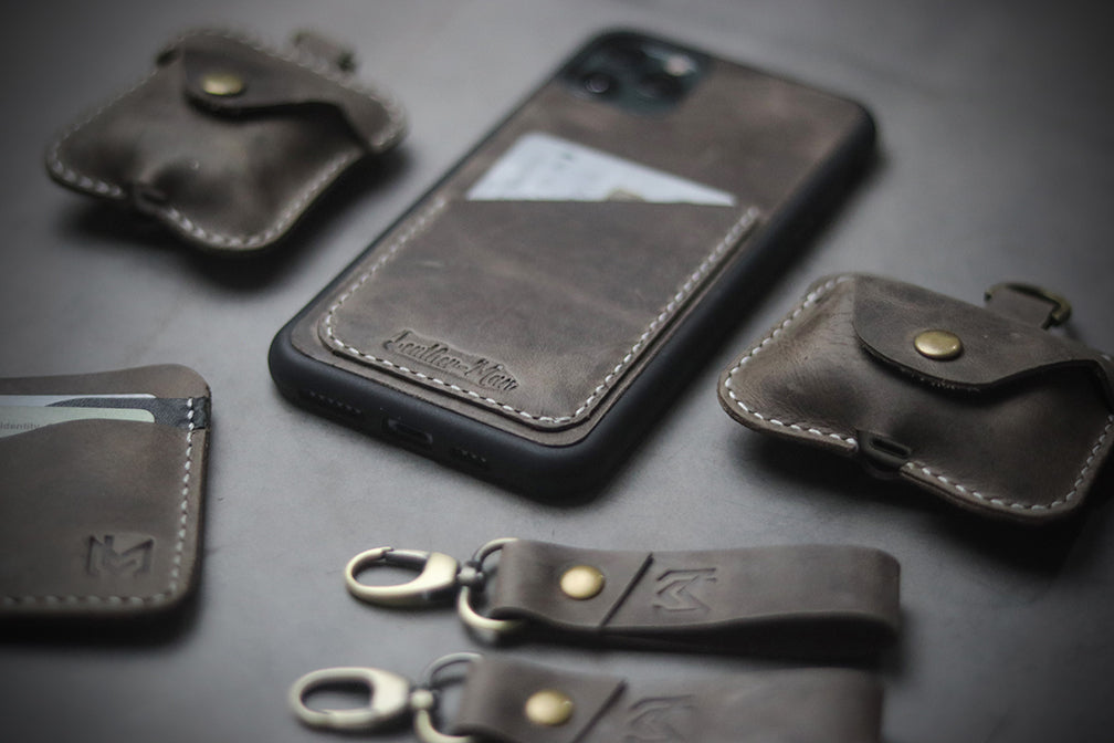 CHARCOAL GREY FULL STITCHED