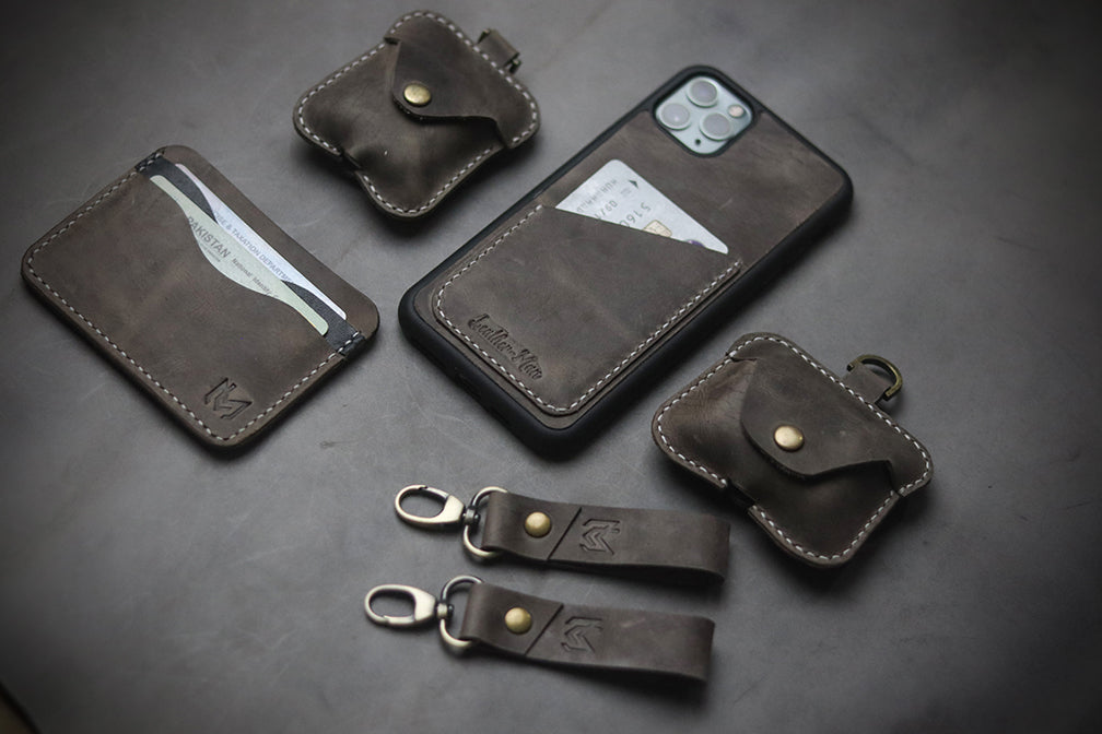 CHARCOAL GREY FULL STITCHED