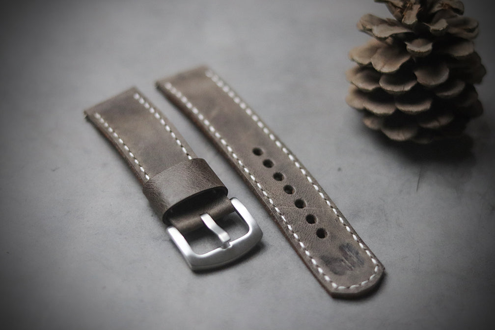 CHARCOAL GREY FULL STITCHED
