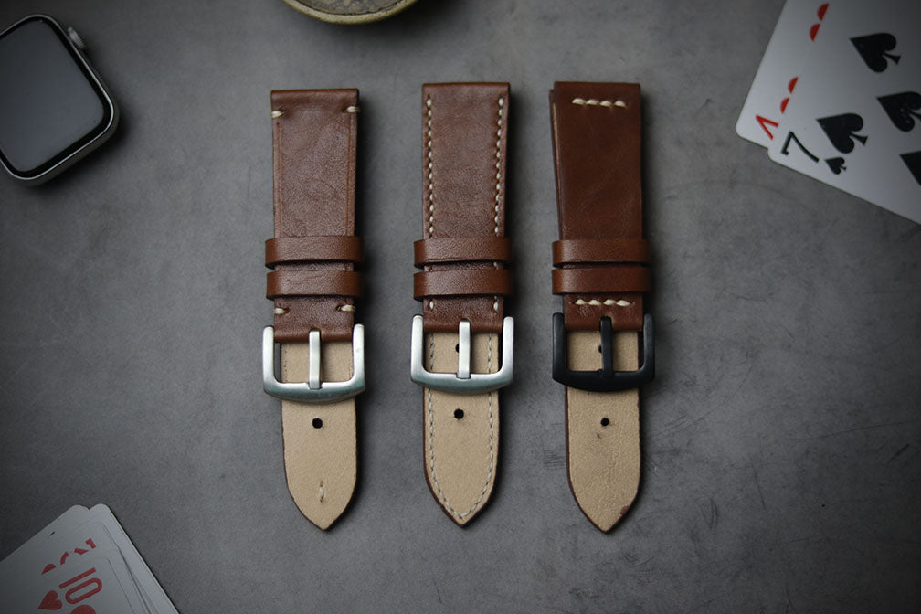 CINNAMON BROWN MINIMAL STITCHED