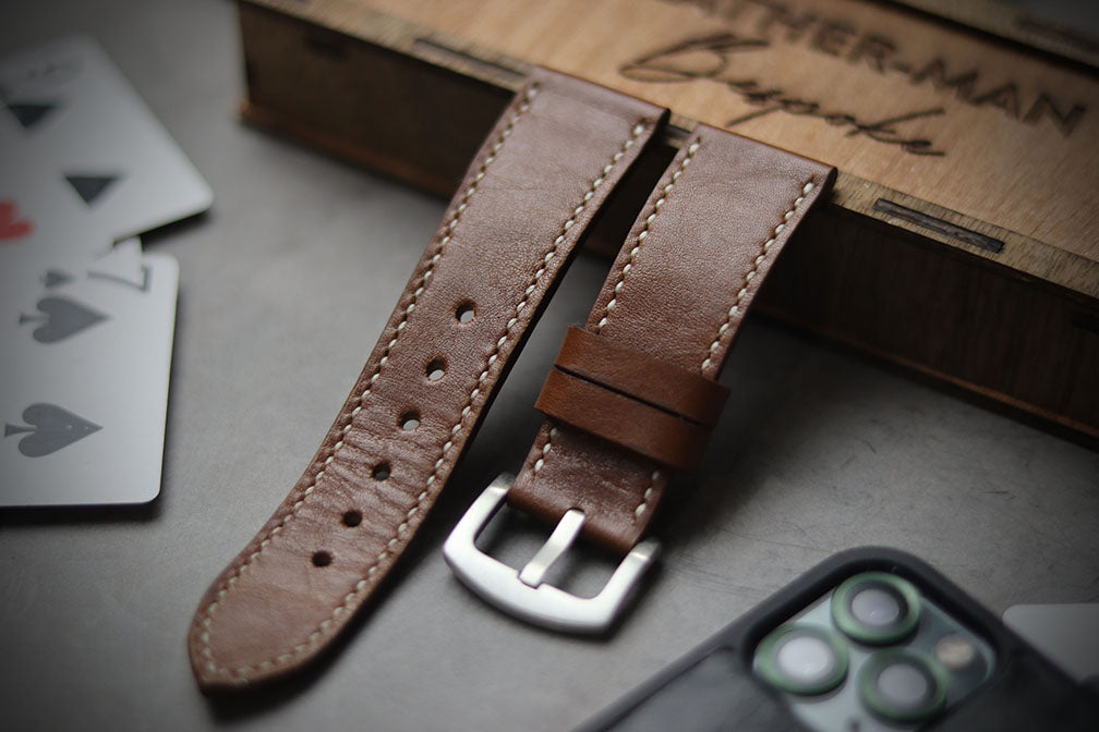 CINNAMON BROWN FULL STITCHED