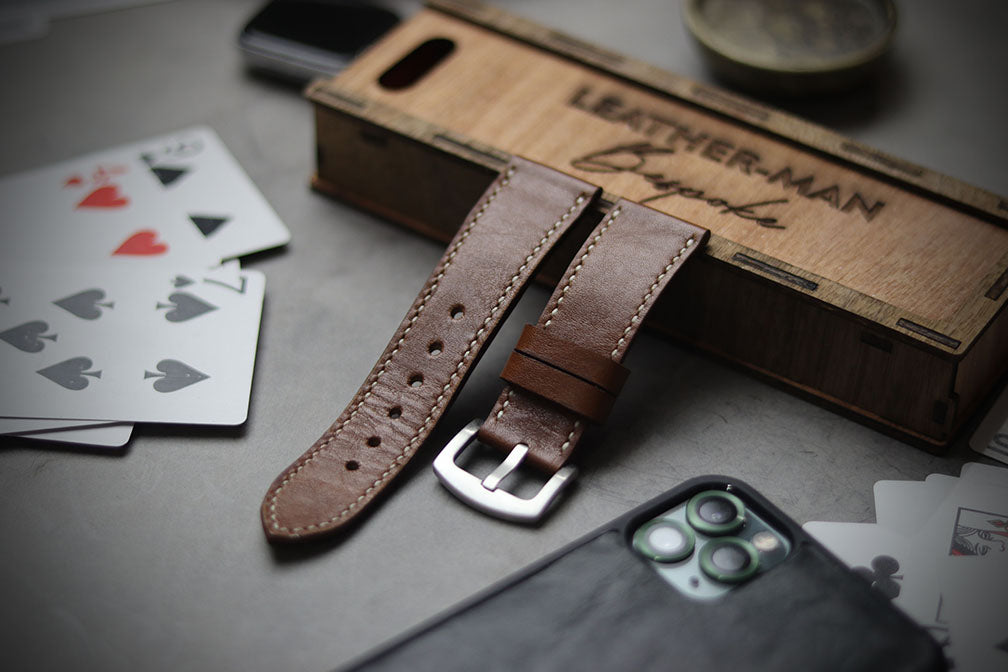 CINNAMON BROWN FULL STITCHED