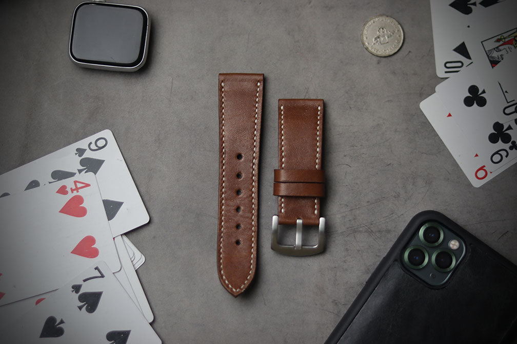 CINNAMON BROWN FULL STITCHED