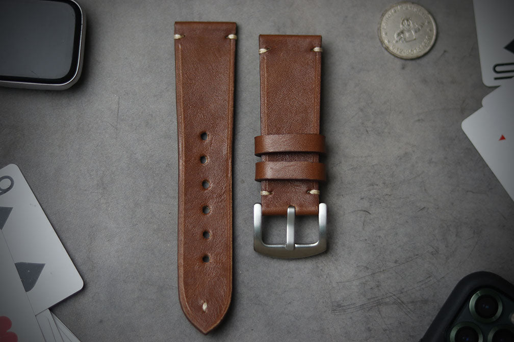 CINNAMON BROWN MINIMAL STITCHED