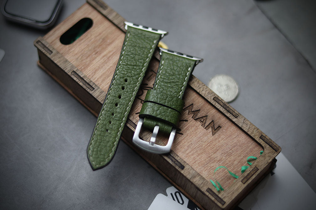 FOREST GREEN FULL STITCHED