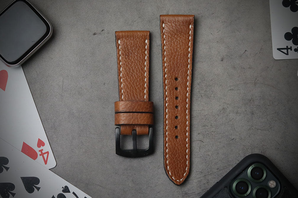 BROWN MINERVA FULL STITCHED