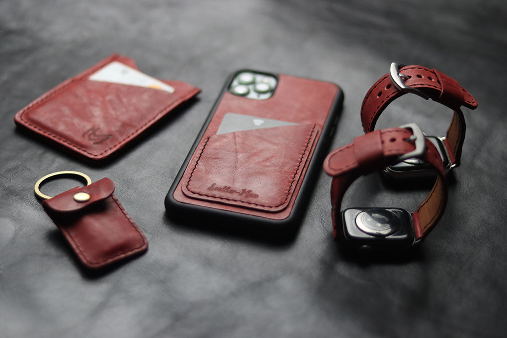 PRISMATIC RED WALLET PHONE CASE