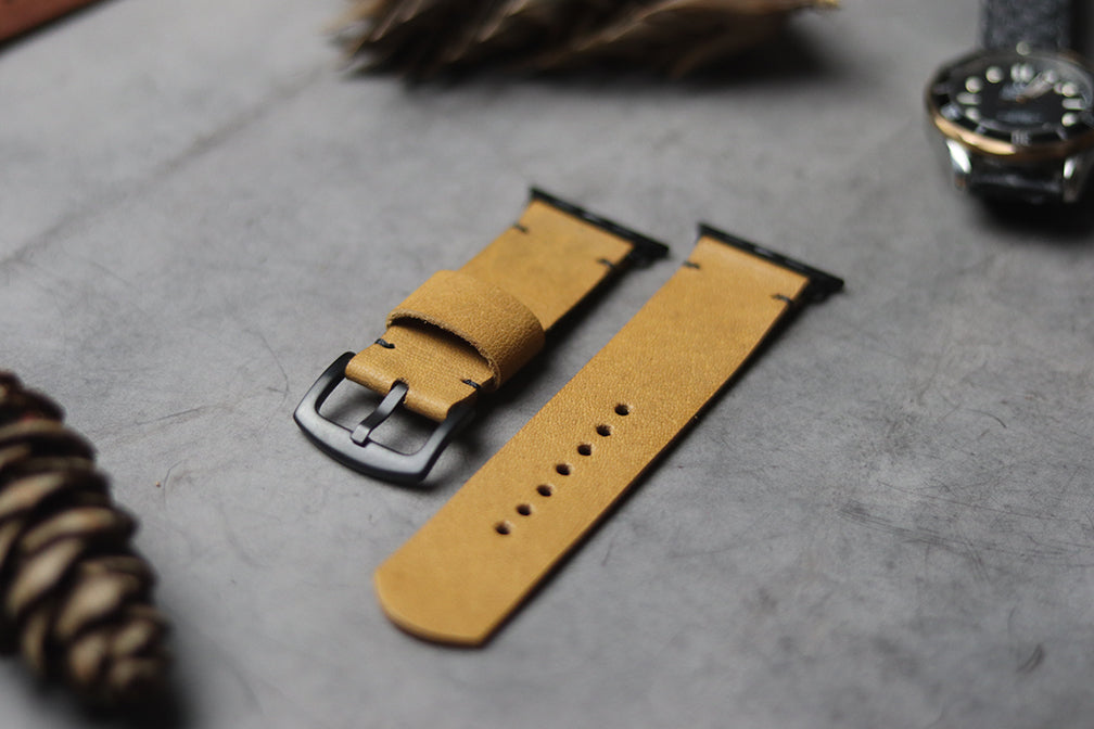 MUSTARD MINIMAL STITCHED