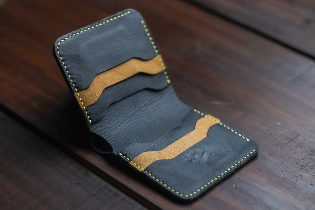 "TRIDENT" BLACK & MUSTARD