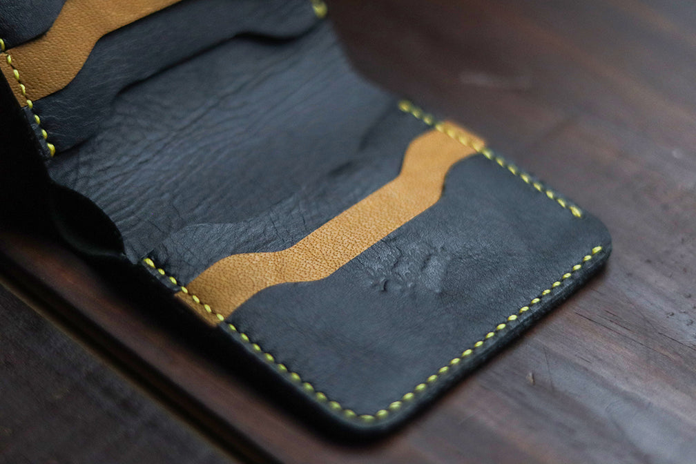 "TRIDENT" BLACK & MUSTARD