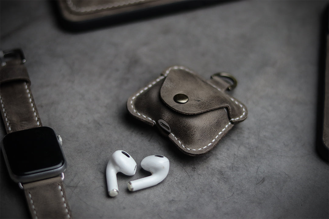 CHARCOAL GREY AIRPODS CASE (FULL BODY PROTECTION)