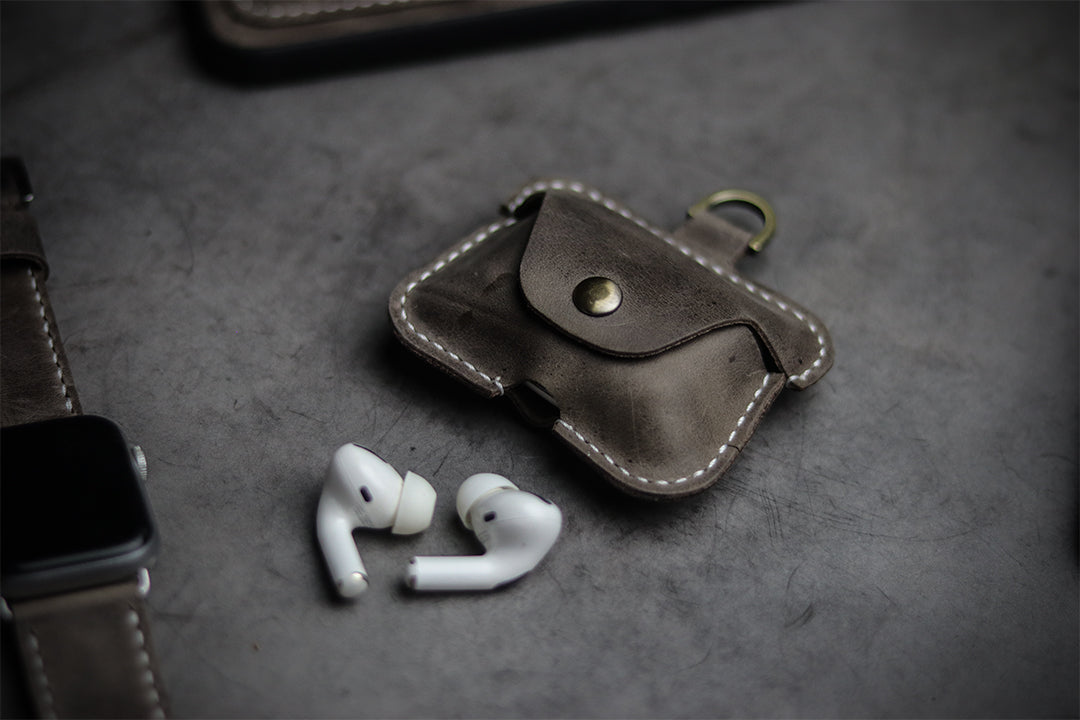 CHARCOAL GREY AIRPODS CASE (FULL BODY PROTECTION)