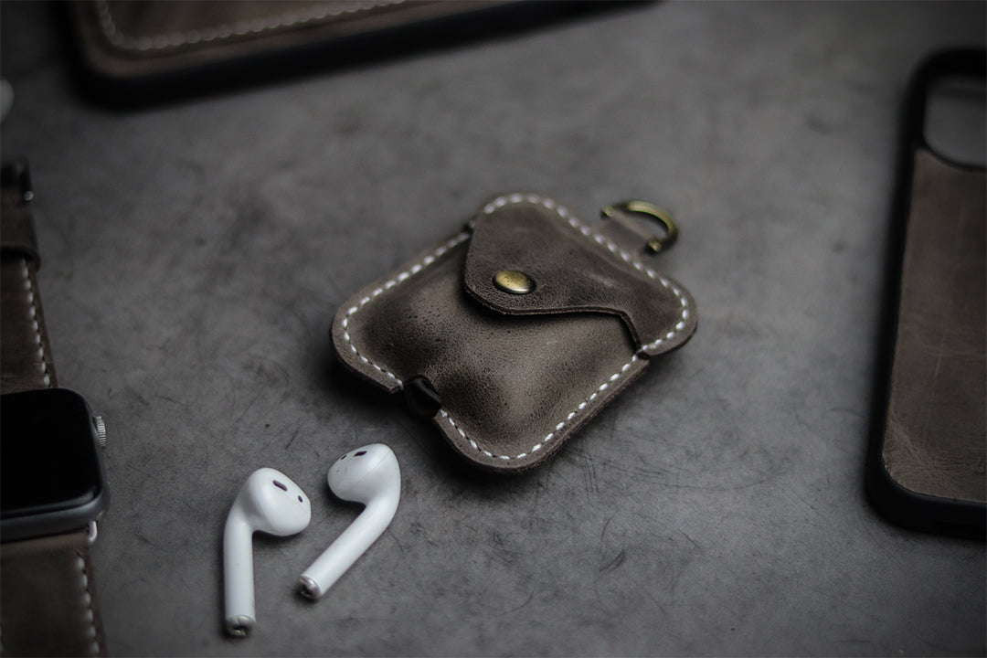 CHARCOAL GREY AIRPODS CASE (FULL BODY PROTECTION)