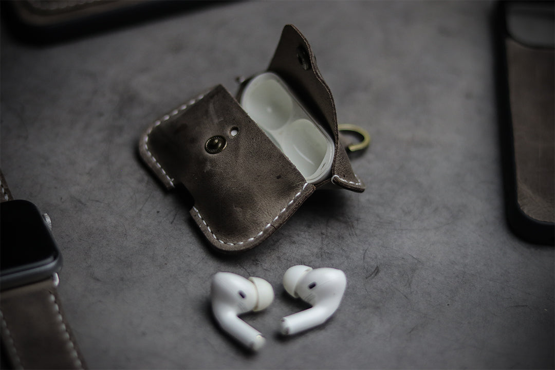CHARCOAL GREY AIRPODS CASE (FULL BODY PROTECTION)