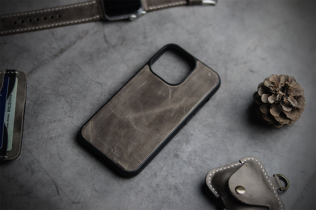 CHARCOAL GREY SIMPLE PHONE CASE