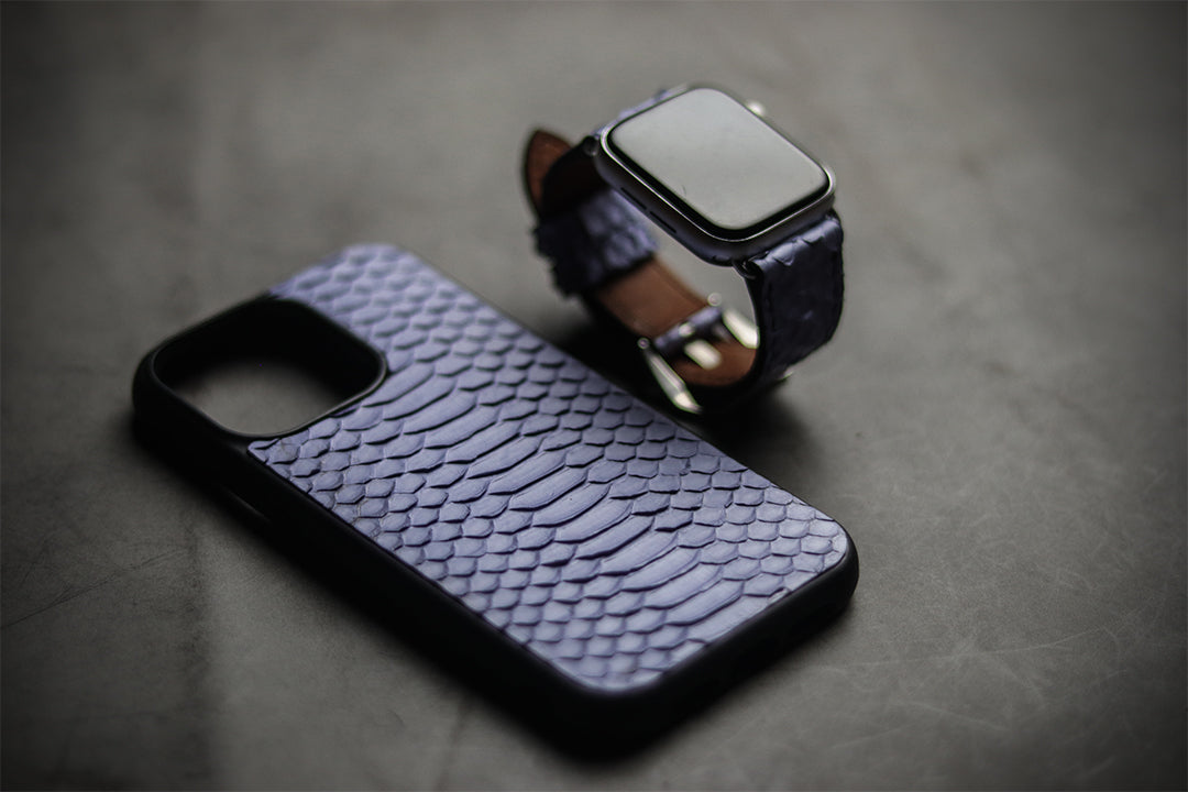 LAVENDER PURPLE SNAKE SKIN PHONE CASE