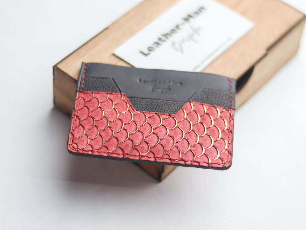Luxury Premium Exotic Tilapia Fish Skin Wallets - Leather-Man