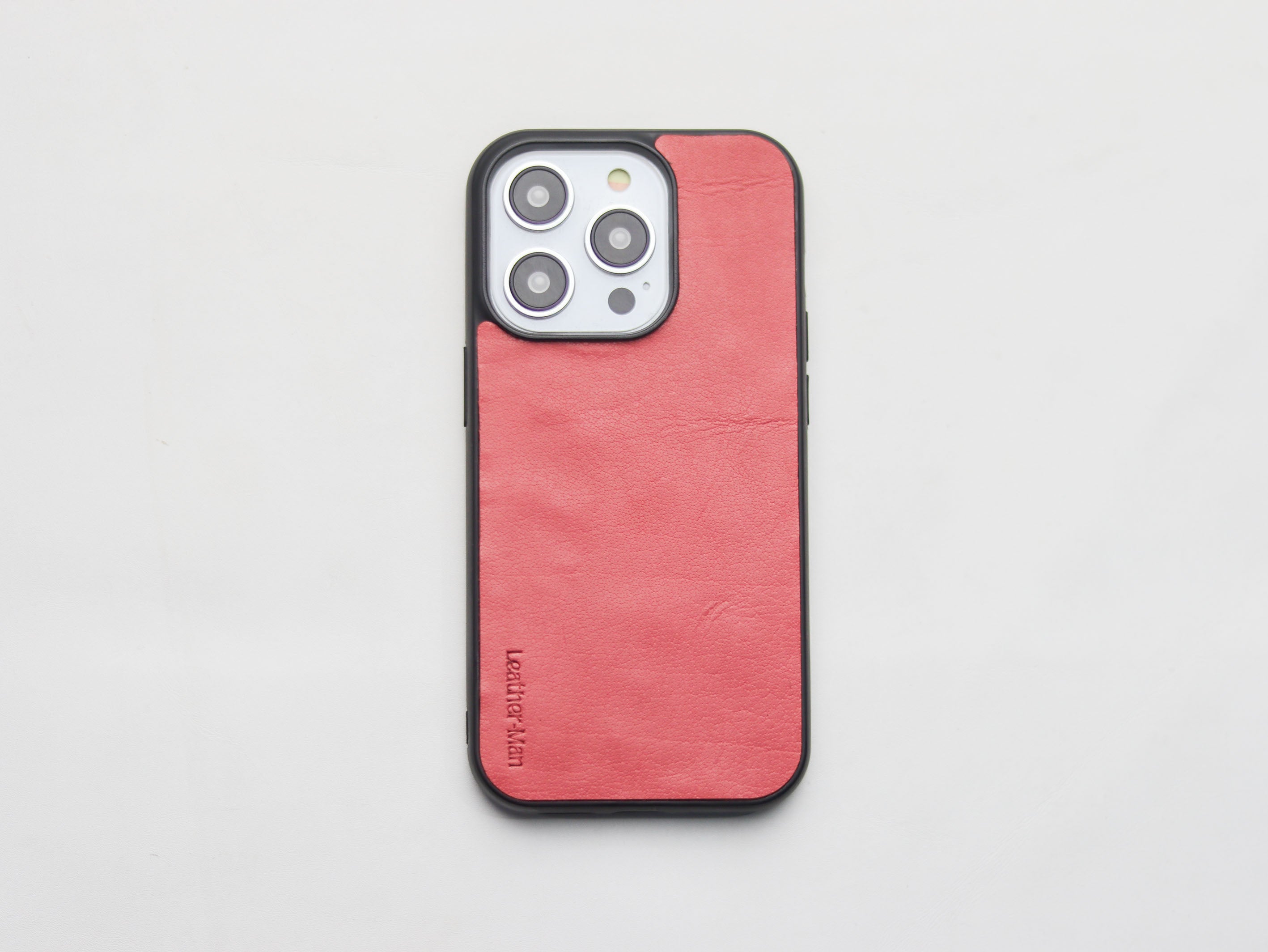 FLAMINGO PINK LEATHER - CLASSIC PHONE CASE