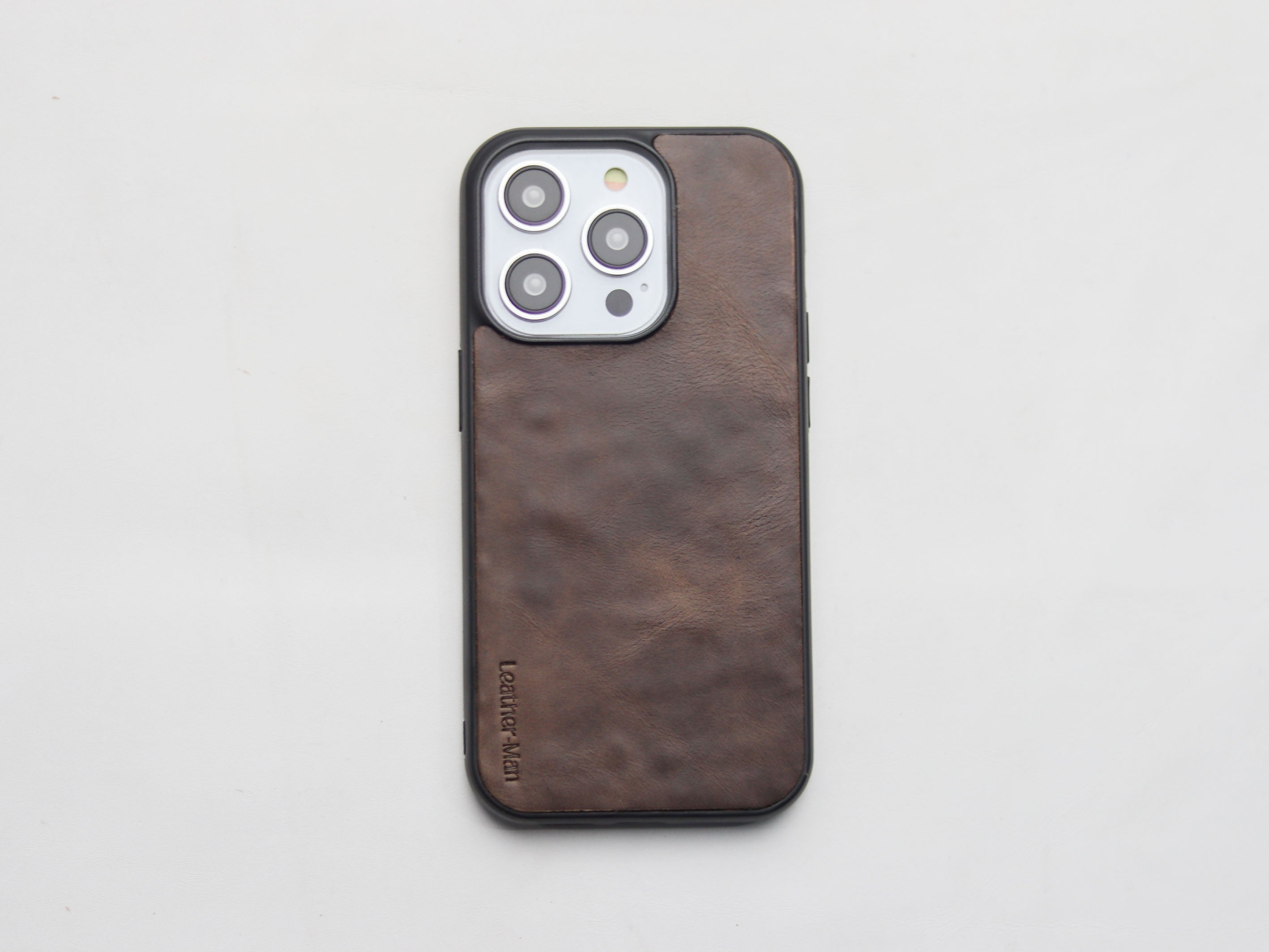 WALNUT BROWN  LEATHER - CLASSIC PHONE CASE