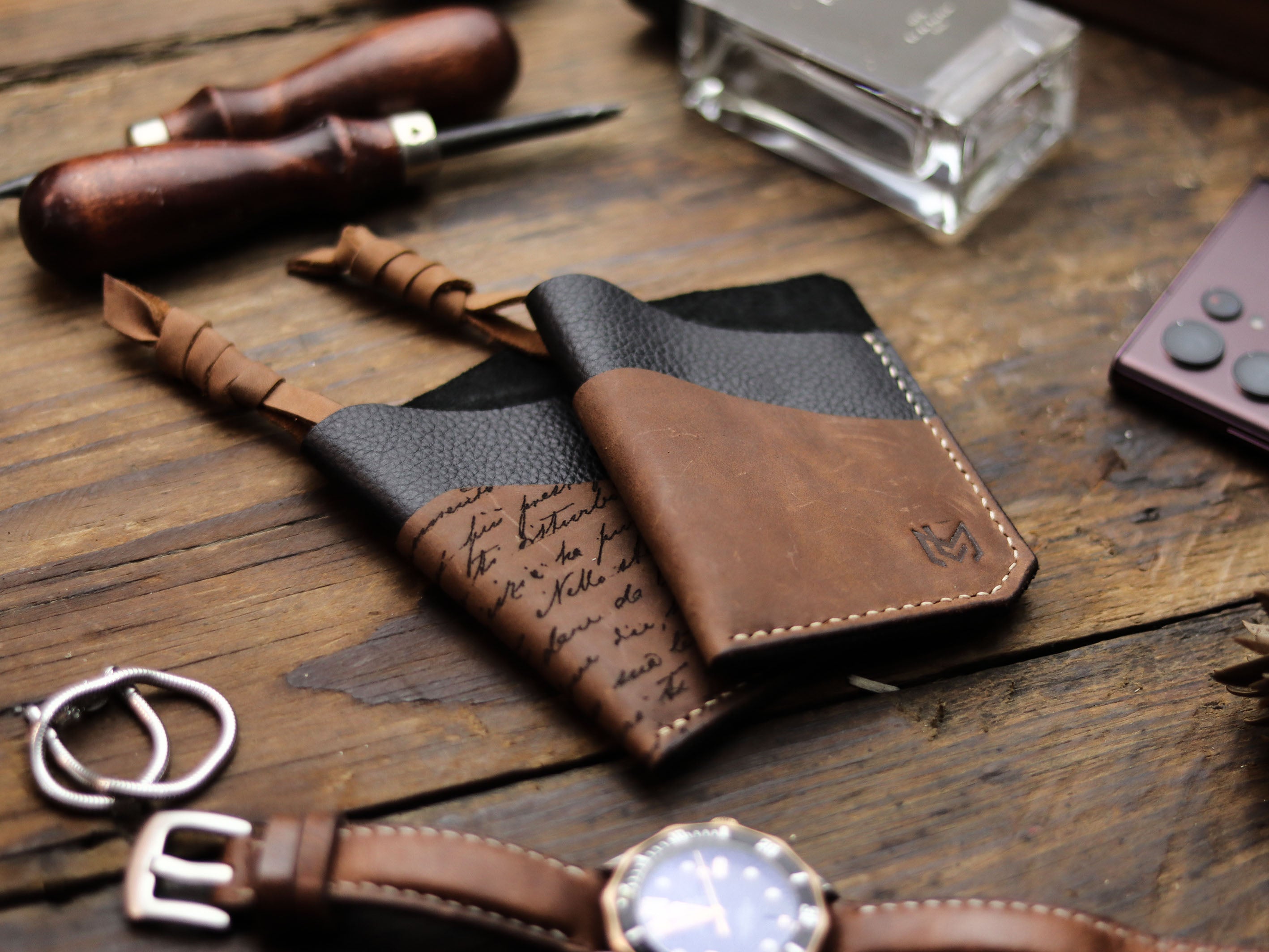 ETON - RUSTY BROWN LEATHER (ENGRAVED)