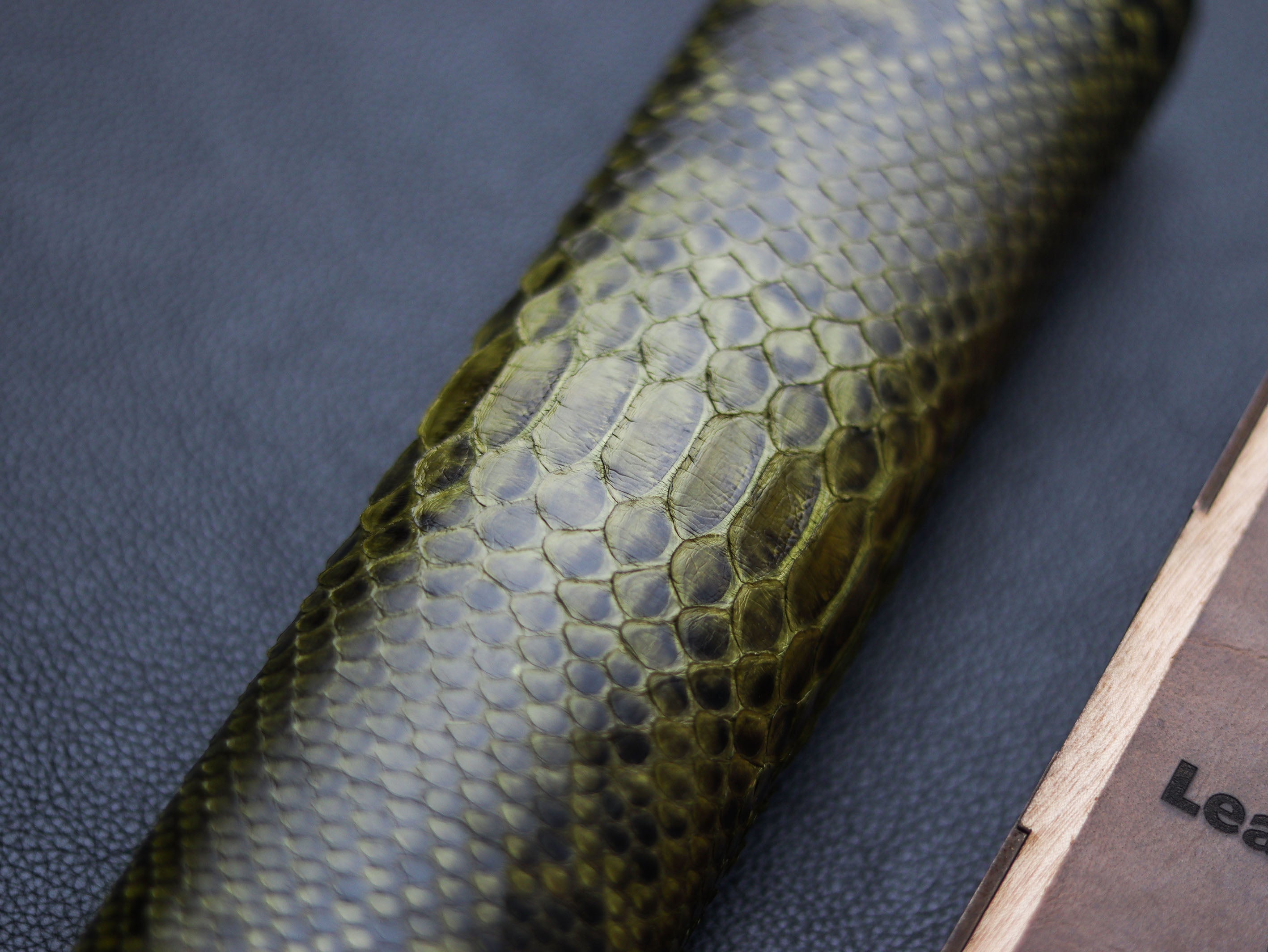 JUNIPER GREEN PYTHON SKIN PHONE CASE (CENTER SCALES)