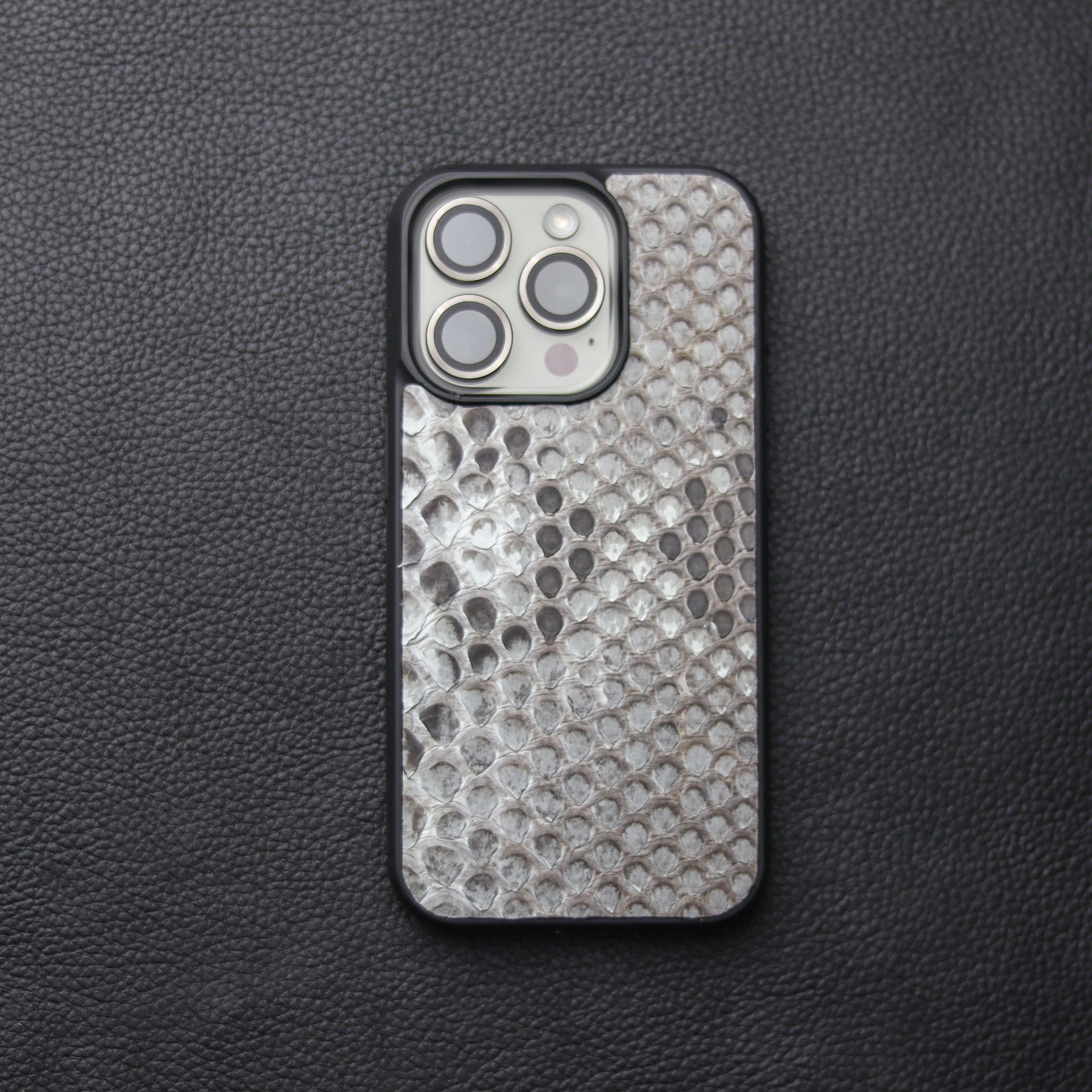 NATURAL PYTHON SKIN PHONE CASE