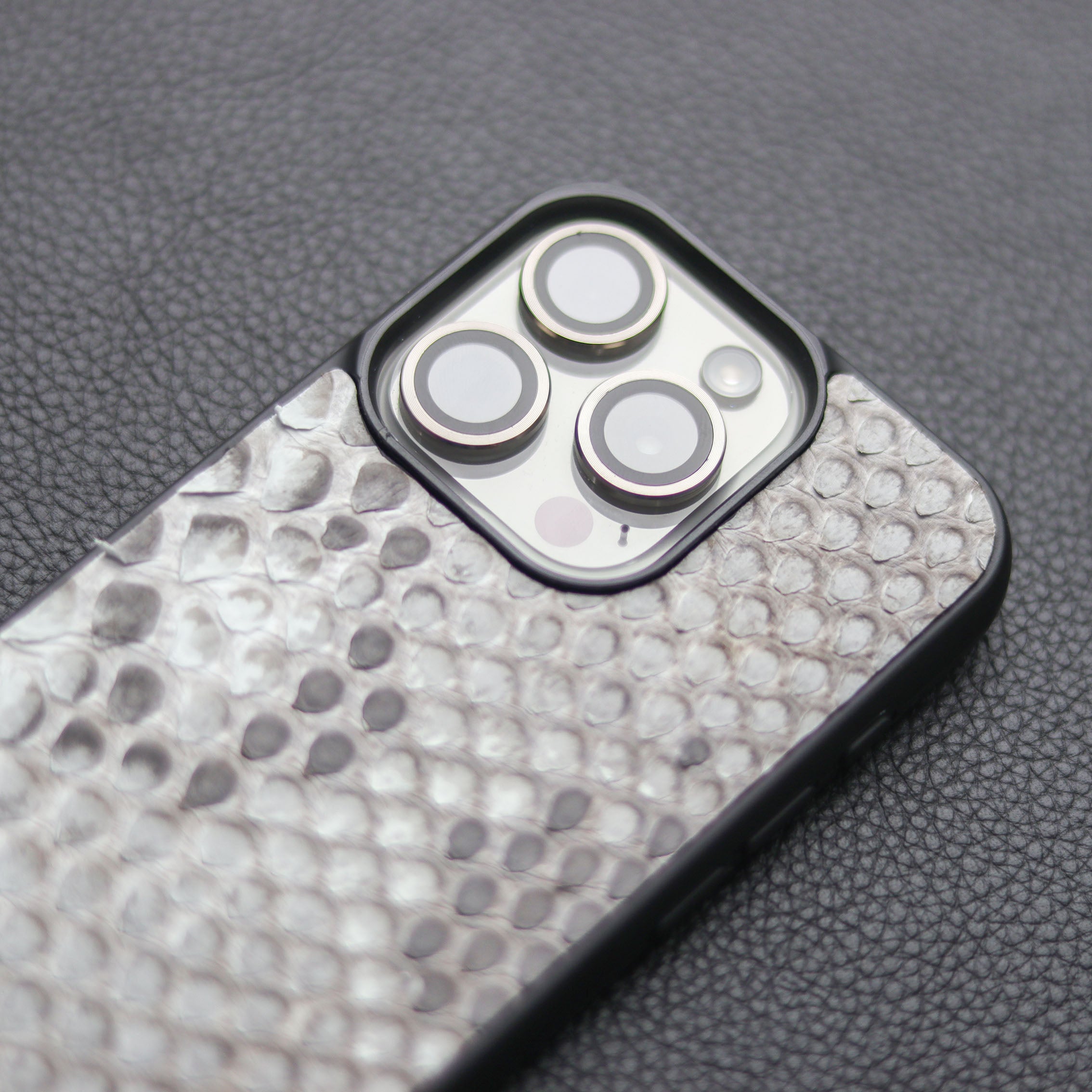 NATURAL PYTHON SKIN PHONE CASE